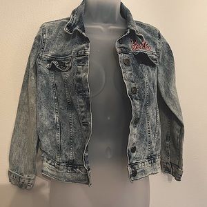 Girls Barbie Jean Jacket